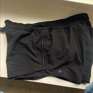 Lululemon women’s athletic running shorts black